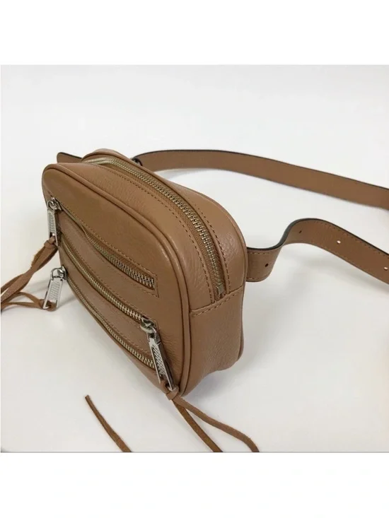 Rebecca Minkoff Tan Leather festival fringe belt bag - Picture 4 of 7